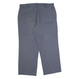 DICKIES Workwear Mens Trousers Grey Regular Straight W40 L30