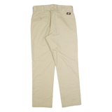 DICKIES Workwear Mens Trousers Beige Slim Tapered W34 L30