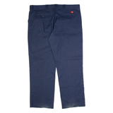 DICKIES 774 Workwear Mens Trousers Blue Regular Straight W42 L32