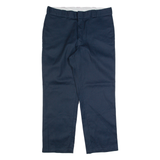 DICKIES Workwear Mens Trousers Blue Regular Straight W38 L30