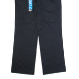 DICKIES Workwear Womens Trousers Black Relaxed Straight W36 L32