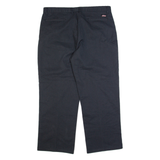 DICKIES Workwear Mens Trousers Black Regular Straight W38 L30