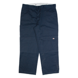 DICKIES Workwear Mens Trousers Blue Loose Straight W40 L30