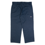 DICKIES Workwear Mens Trousers Blue Loose Straight W40 L30