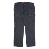 DICKIES Carpenter Workwear Mens Trousers Grey Regular Straight W38 L32