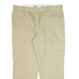 DICKIES 874 Workwear Mens Trousers Beige Regular Straight W42 L30