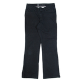 DICKIES Workwear Womens Trousers Black Slim Bootcut W30 L30