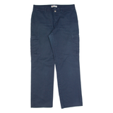 DICKIES Cargo Workwear Womens Trousers Blue Regular Straight W30 L30