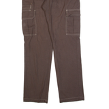 DICKIES Cargo Workwear Mens Trousers Brown Regular Straight W29 L32