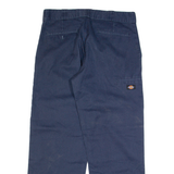 DICKIES Workwear Mens Trousers Blue Loose Straight W34 L30