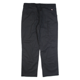 DICKIES Workwear Mens Trousers Black Regular Straight W40 L32