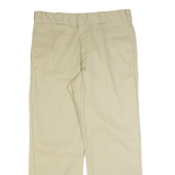 DICKIES 874 Workwear Mens Trousers Beige Regular Straight W34 L28
