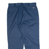 DICKIES Workwear Mens Trousers Blue Regular Straight W40 L29