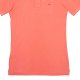 LACOSTE Garment Dyed Mens Polo Shirt Pink M