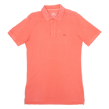 LACOSTE Garment Dyed Mens Polo Shirt Pink M