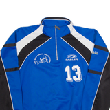SALLER BLUE SHARKS 13 Chregu Mens Sweatshirt Blue 1/4 Zip M
