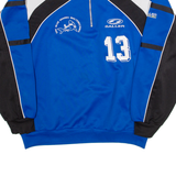 SALLER BLUE SHARKS 13 Chregu Mens Sweatshirt Blue 1/4 Zip M