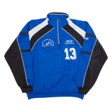 SALLER BLUE SHARKS 13 Chregu Mens Sweatshirt Blue 1/4 Zip M