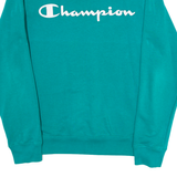 CHAMPION Mens Sweatshirt Green XS