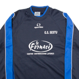 SPORTIKA Team Line Mens Sweatshirt Blue High Neck L