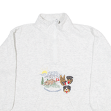 TOP SPIRIT SWISS CONCEPT Hundesport Fruitland Womens Sweatshirt Grey 1/4 Zip S