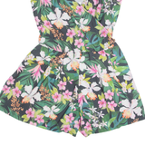 TALLY WEIJL Womens Playsuit Black Floral Wide-Leg S