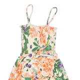 H&M Belted Womens Playsuit Pink Floral Wide-Leg S