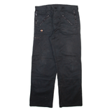 DICKIES Workwear Womens Trousers Grey Relaxed Straight W32 L28