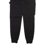 DIESEL Cargo Jogger Style Womens Trousers Black Relaxed Skinny W26 L29