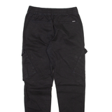 DIESEL Cargo Jogger Style Womens Trousers Black Relaxed Skinny W26 L29