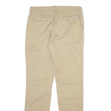 TIMBERLAND Mens Trousers Beige Slim Straight W32 L34