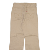 LEVI'S 512 Womens Trousers Beige Slim Bootcut W28 L28