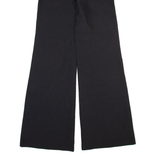 MADIES Womens Trousers Black Slim Wide-Leg W24 L34