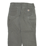 CARHARTT Mens Trousers Grey Relaxed Straight W38 L32