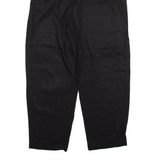 WILLIS SMITH Womens Trousers Black Relaxed Tapered Wool W22 L27