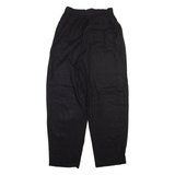 WILLIS SMITH Womens Trousers Black Relaxed Tapered Wool W22 L27