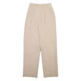 ESPRESSO Womens Trousers Cream Relaxed Straight W22 L28