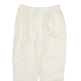 Womens Trousers Cream Relaxed Tapered W30 L25