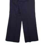 TREVIRA Mens Trousers Blue Regular Straight Wool W28 L28