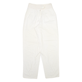 ROSNER Womens Trousers Cream Relaxed Tapered W24 L29