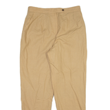 HARVE BENARD Womens Trousers Beige Relaxed Straight Wool W32 L31