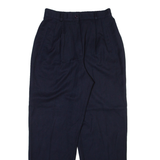 COUNTERPARTS Womens Trousers Blue Relaxed Straight W26 L28