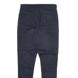 KANGOL Womens Trousers Blue Slim Tapered W28 L29