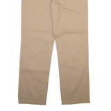 TOMMY HILFIGER Mens Velvet Trousers Beige Regular Straight W36 L32