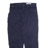 CARHARTT Workwear Mens Trousers Blue Regular Straight W36 L30