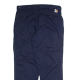 CARHARTT Workwear Mens Trousers Blue Regular Straight W36 L30