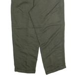 CHAPS RALPH LAUREN Pleated Chino Mens Trousers Green Regular Straight W38 L27