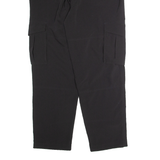 RELIGION LONDON Cargo Womens Trousers Black Regular Tapered W28 L28