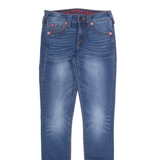 TRUE RELIGION Manchester United Womens Jeans Blue Slim Skinny W26 L30