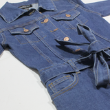 PARISIAN Womens Jumpsuit Blue Skinny Denim UK 6
